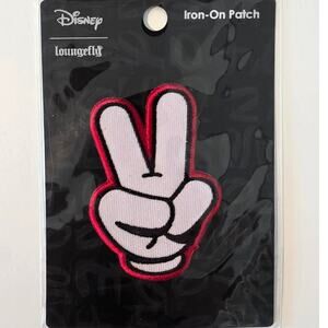 Loungefly Disney Mickey Mouse Peace Iron on Patch | New